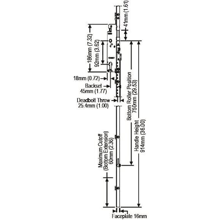 Strybuc Manual Roller Lock Ext 850-8778223